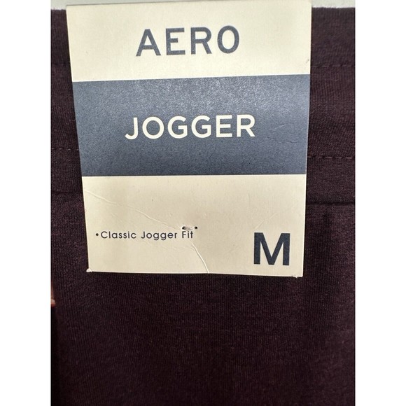 Aeropostale Mens Maroon Classic Jogger Fit Pants Activewear Size Medium - Picture 5 of 6